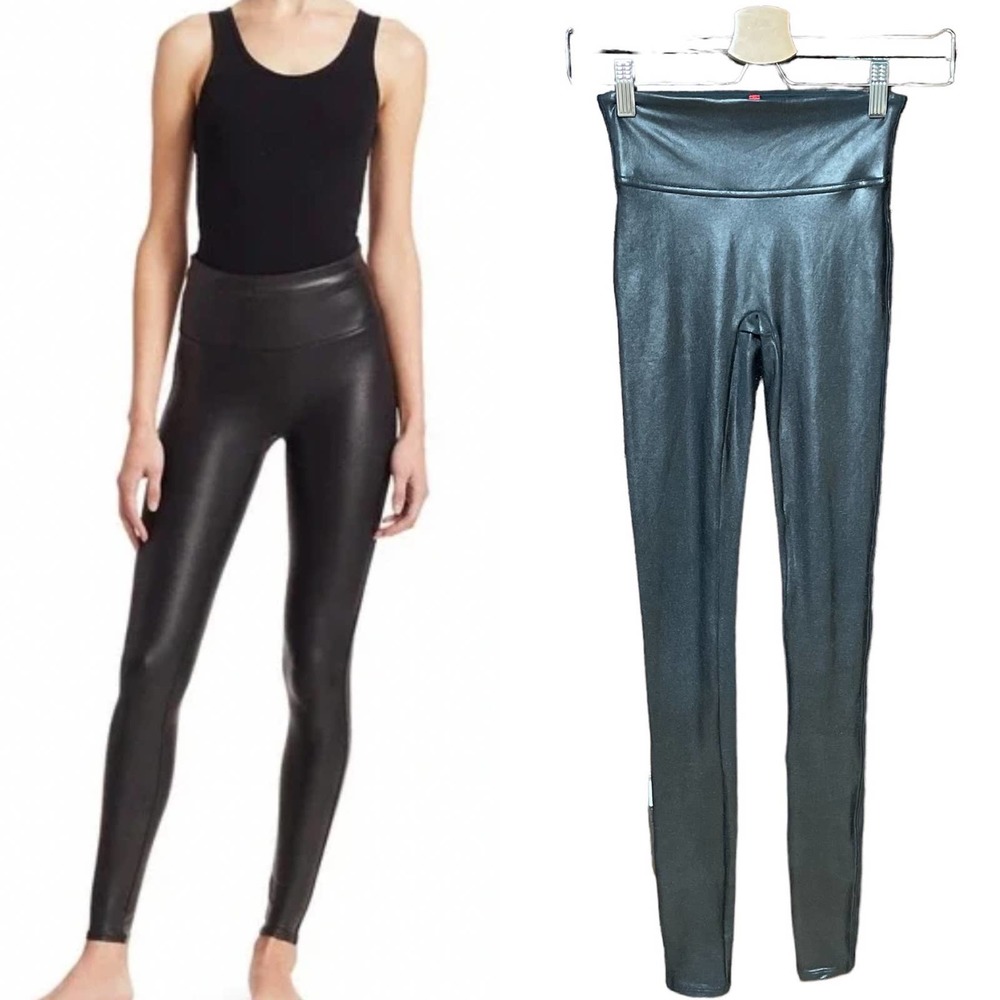 Spanx Faux Leather Leggings in Black Size XS